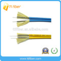 Indoor armored simplex/duplex fiber optic patch cable